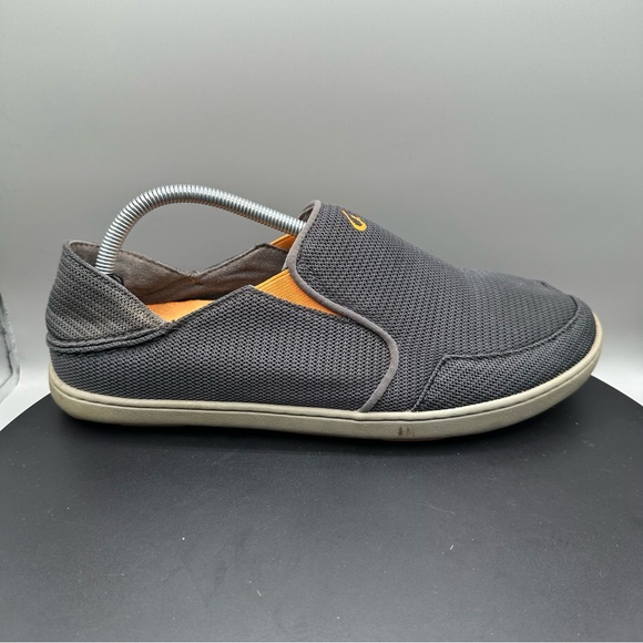 Olukai Nohea Mesh Slip-on Shoes Men Size 10 Dark Shadow - Picture 3 of 10